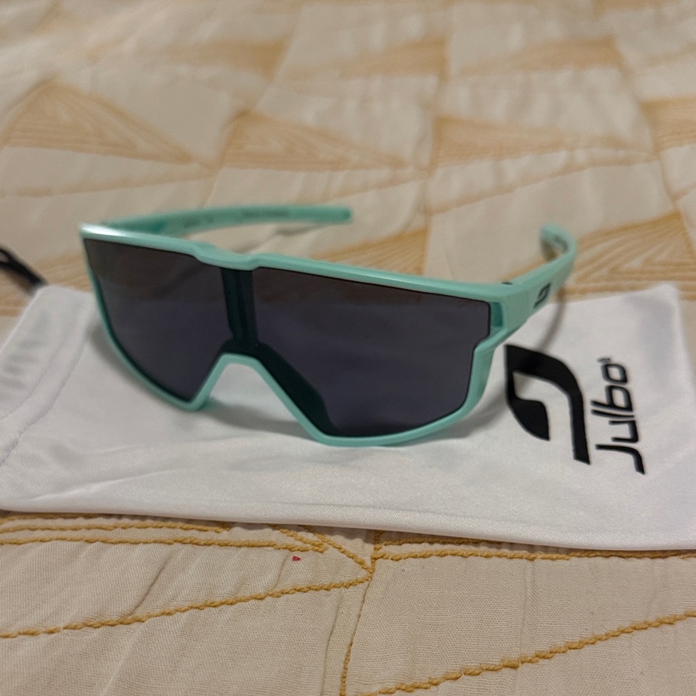 Julbo Fury Mini Toddler Sunglasses in Matte Mint with Spectron 3 lens, 2T-6T